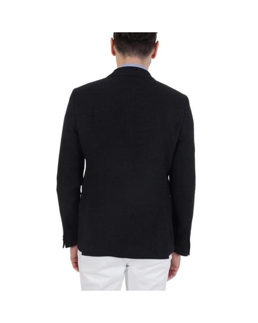 HUGO Jassen ,Blauw ,Wol Anfred Jacket in het Black voor heren