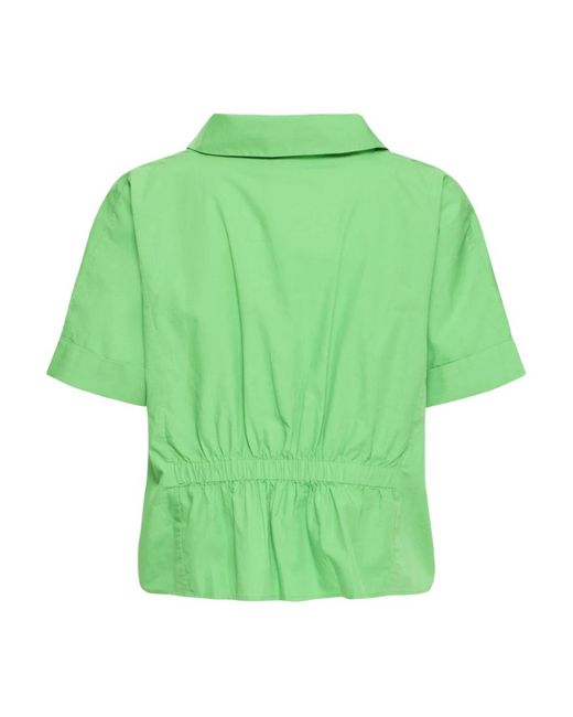 Blouses Ichi de color Green
