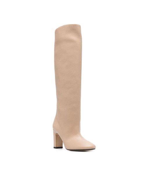 Kiton Brown High Boots