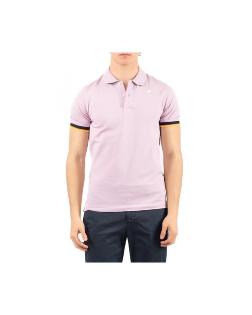 Polo Shirts K-Way de hombre de color Purple