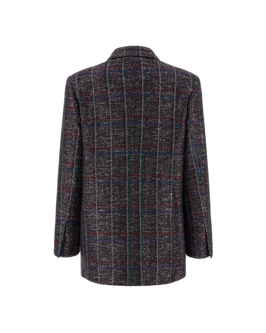 Missoni Jassen ,Veelkleurig ,Leer Double-Breasted Blazer in het Black