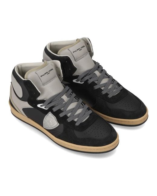 Sneakers di Philippe Model in Black da Uomo