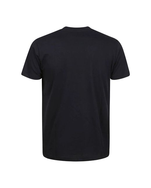Vilebrequin Schwarzes halbärmeliges t-shirt aus baumwolle mit druck in Black für Herren