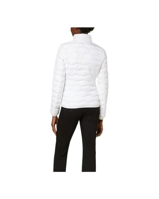 EA7 White Winter Jackets