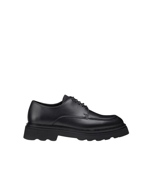 Doucal's Black Laced Shoes