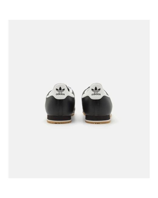 Adidas Schwarze wildleder- und ledersneaker in Black für Herren