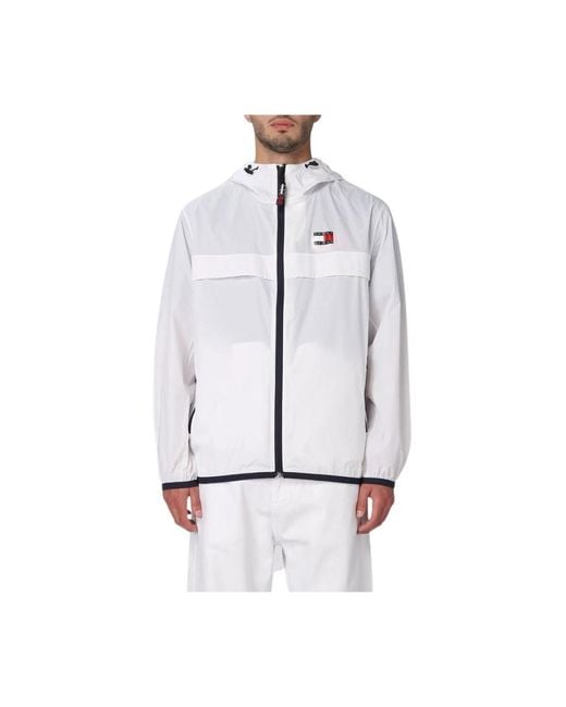 Tommy Hilfiger White Light Jackets for men