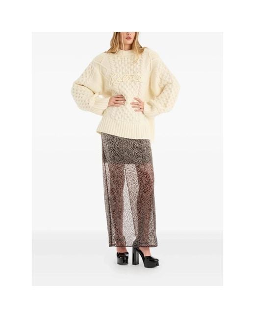 ROTATE BIRGER CHRISTENSEN Maxi Skirts in het Gray