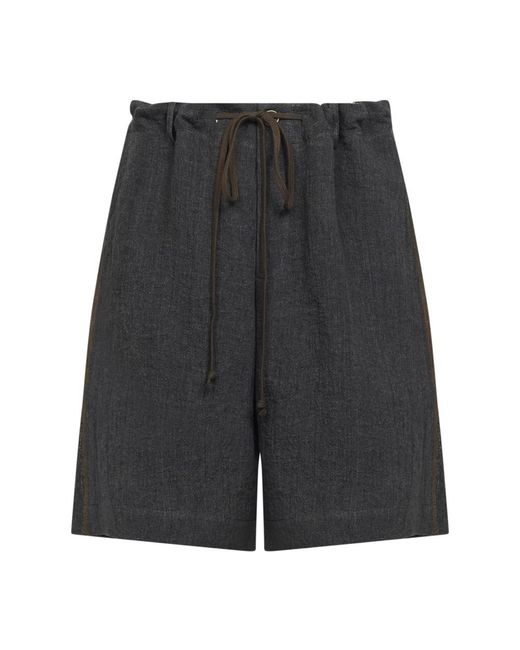 Uma Wang Black Casual Shorts for men