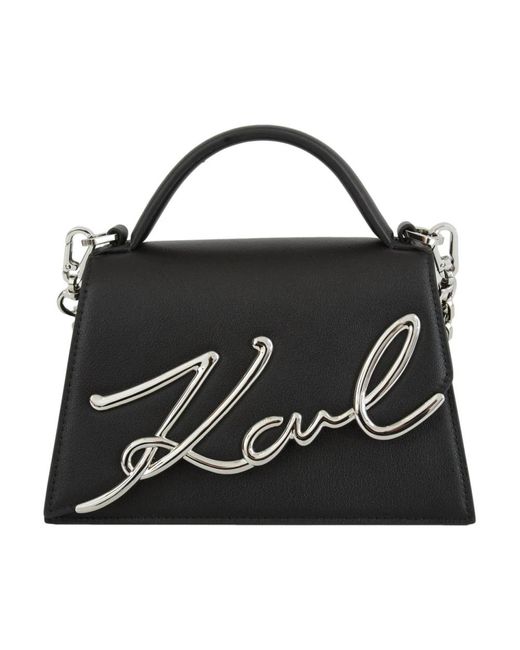 Karl Lagerfeld Black Handbags