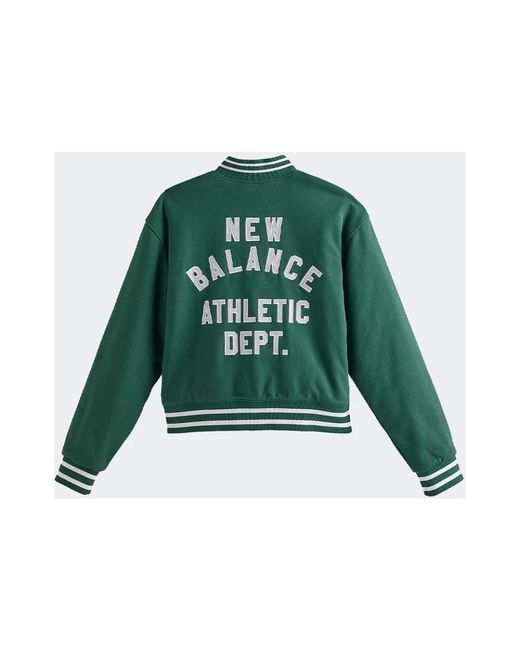 Bomber Jackets di New Balance in Green