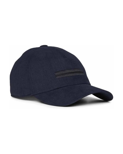 Zegna Blue Caps for men