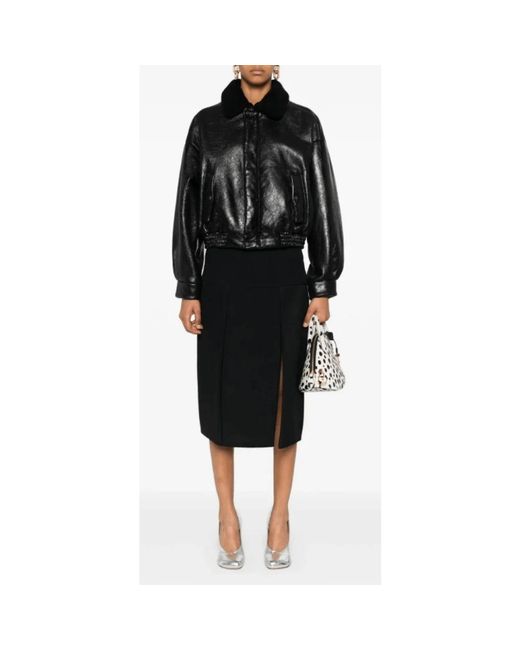 Khaite Black Midi Skirts