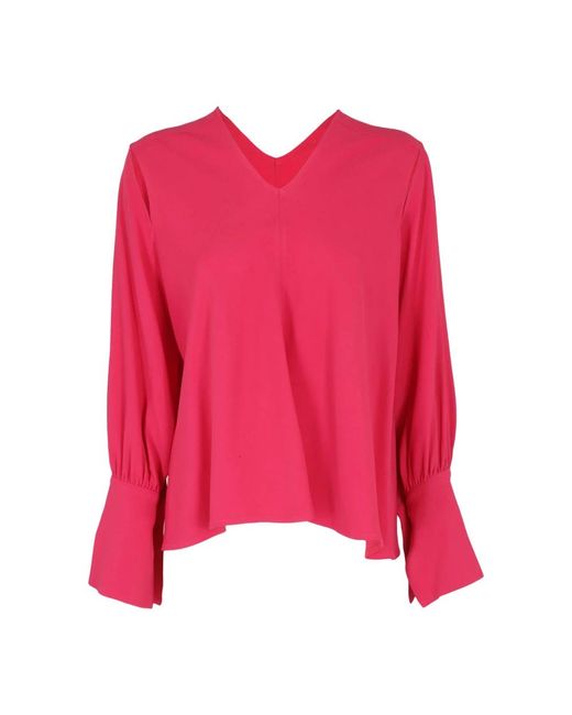 Blouses & shirts > blouses Erika Cavallini Semi Couture en coloris Pink
