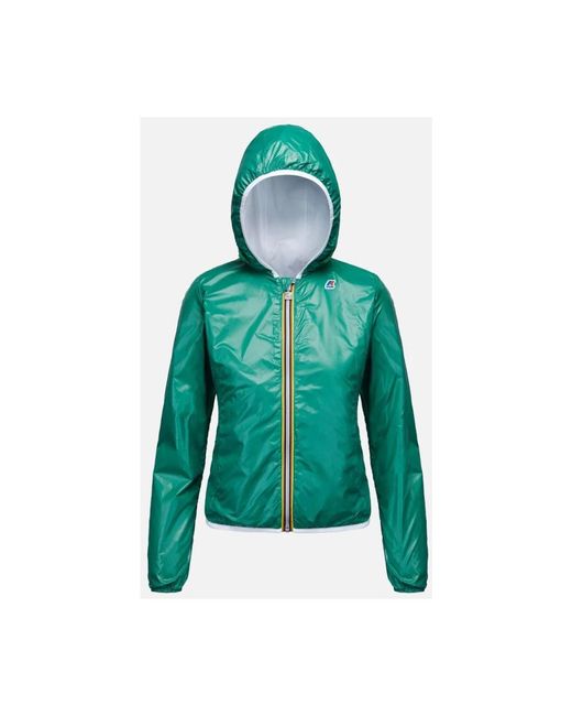 K-Way Lily Plus.2 Reversible Jacket in het Blue