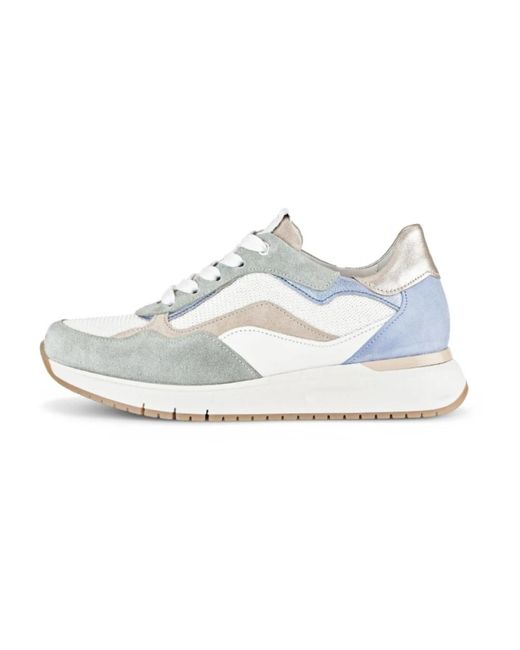 Gabor Low Sneaker in het White