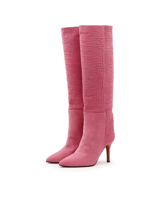 Toral Pink High Boots