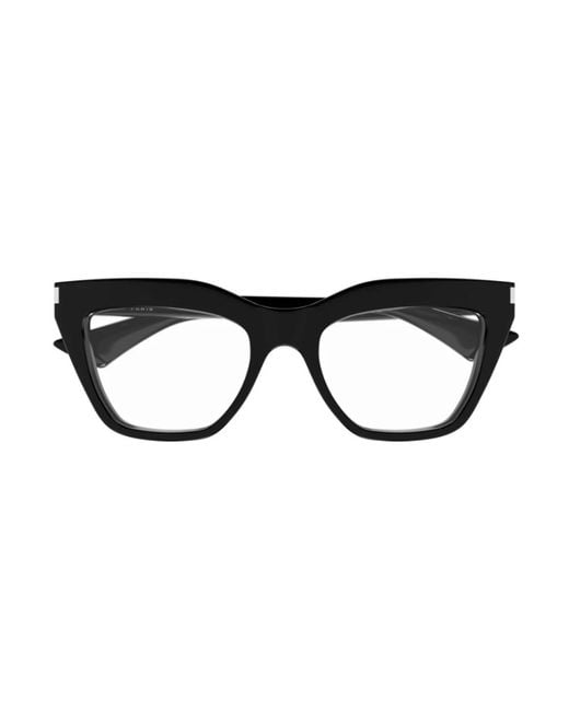 Glasses Saint Laurent de color Black