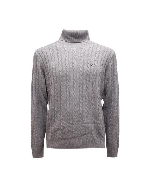 Sun 68 Turtlenecks in het Gray voor heren