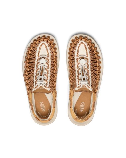 Flat Sandals di Keen in Natural