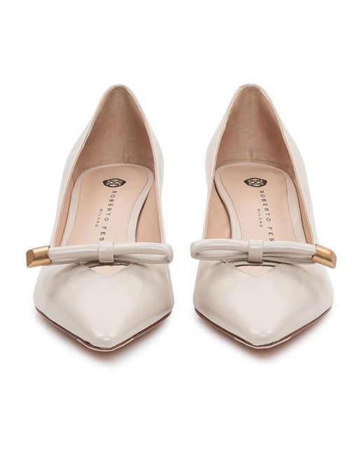 Roberto Festa White Pumps