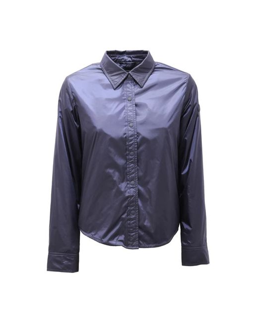 Save The Duck Jassen ,Blauw ,Nylon Licht Gewatteerde Jas Iris 14 Danica in het Blue