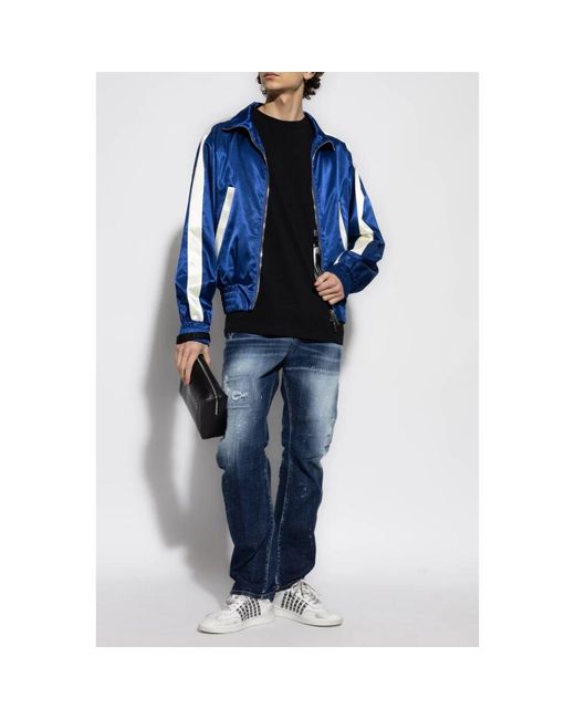 DSquared² Blue Zip-Throughs for men