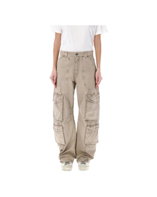 Golden Goose Deluxe Brand Gray Wide Trousers