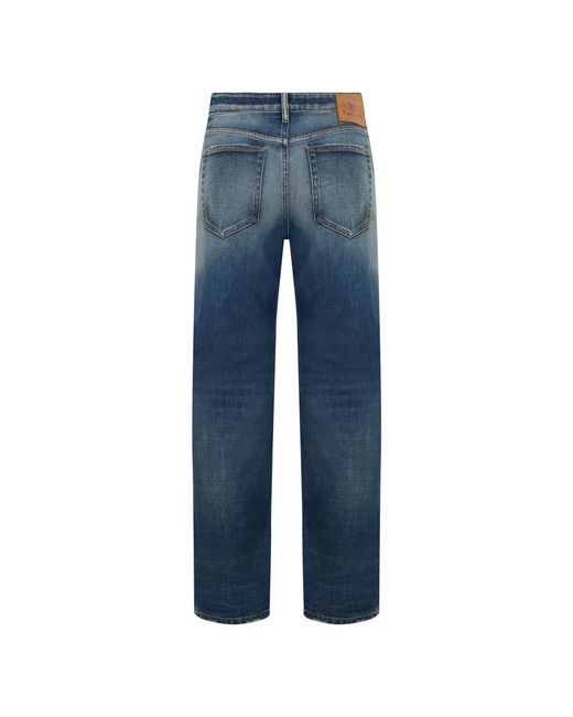 DIESEL Blue Straight Fit Jeans