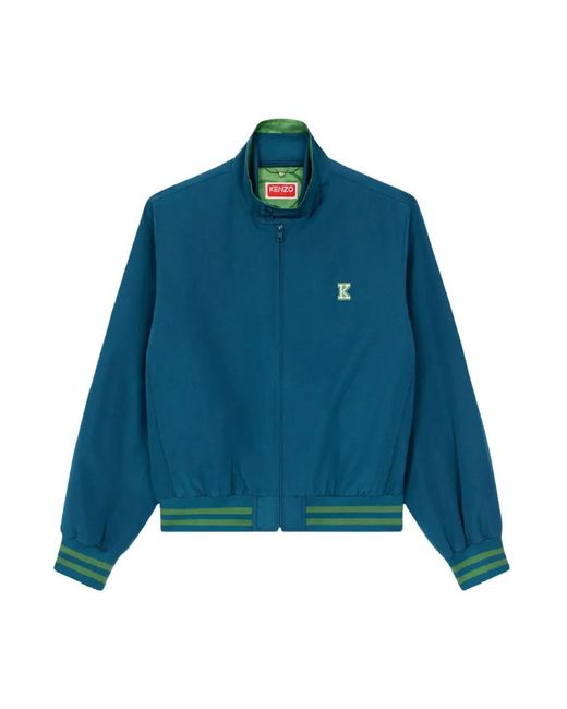 KENZO Jassen ,Blauw ,Katoen Blauwe Bomberjack Met Vest in het Blue voor heren