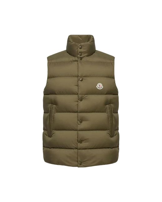 Moncler Tibb Down Vest in het Green voor heren