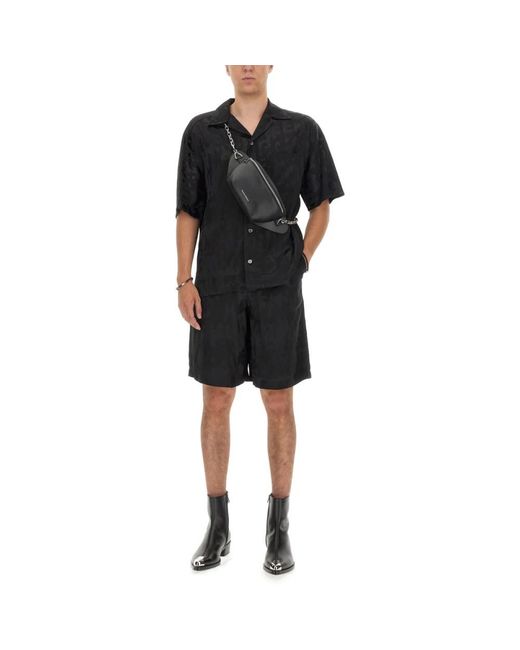 McQueen Black Casual Shorts for men