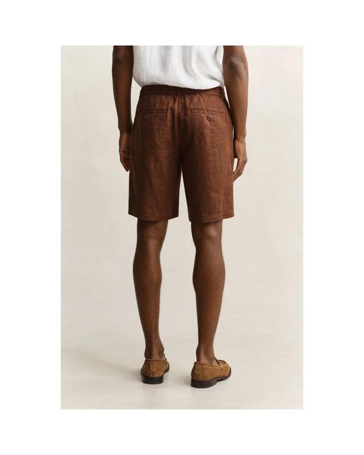Gant Brown Casual Shorts for men