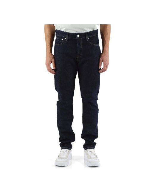 Calvin Klein Regular taper jeans fünf taschen in Blue für Herren