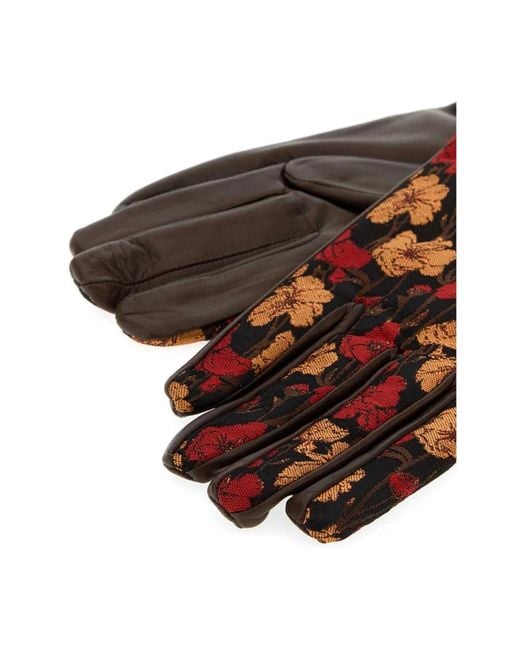 Dries Van Noten Brown Gloves