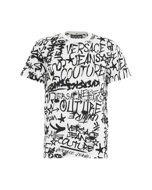 Versace Es T-Shirt mit Logo-Print für Männer in Schwarz für Herren | Lyst DE