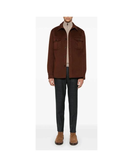 Brioni Brown Light Jackets for men