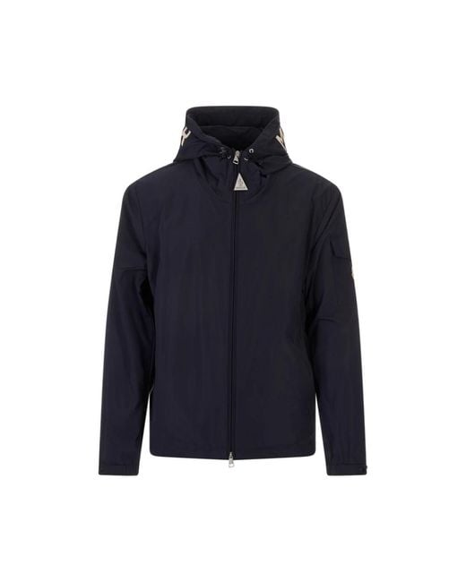 Moncler Blue Light Jackets for men