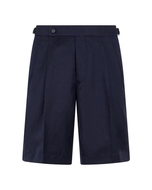 Slowear Blue Casual Shorts for men