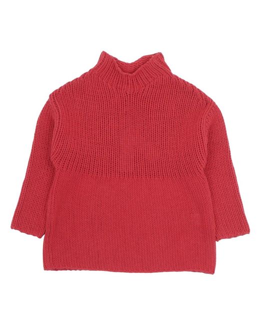BIANCALANCIA Red Turtlenecks