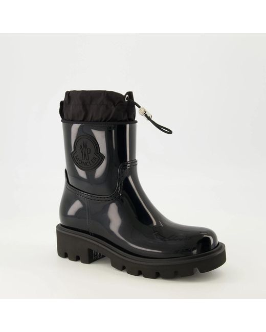 Moncler Black Rain Boots