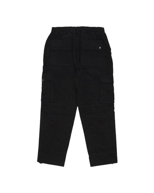 DOLLY NOIRE Black Straight Trousers for men