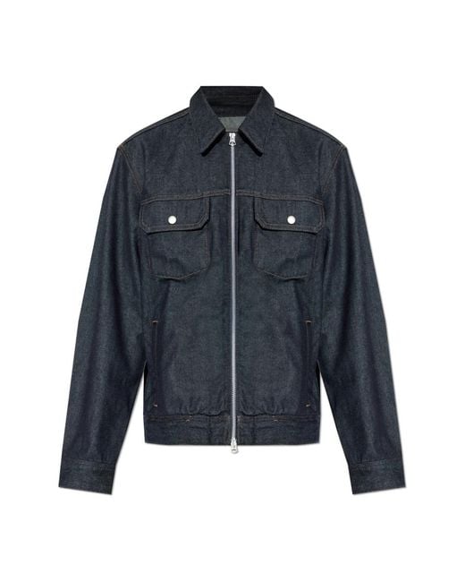 Rag & Bone Jassen ,Blauw ,Denim Beau Denim Trucker Jacket in het Blue voor heren