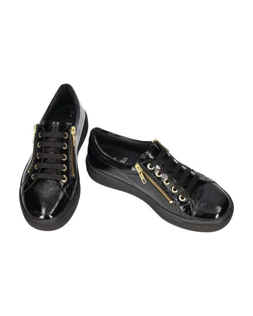 SOLIDUS Black Kaja Sneaker