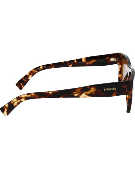 Prada Brown Ikonoische sonnenbrille sonderangebot