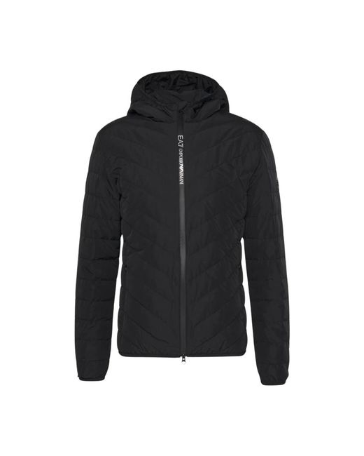 Winter Jackets EA7 pour homme en coloris Black