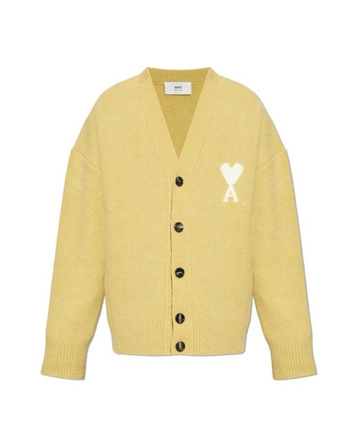 AMI Cardigans in het Yellow