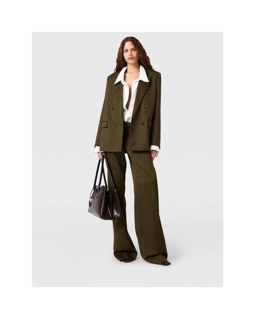 Stella McCartney Green Wide Trousers