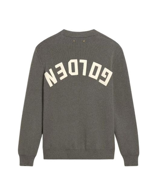 Golden Goose Deluxe Brand Gray Round-Neck Knitwear for men