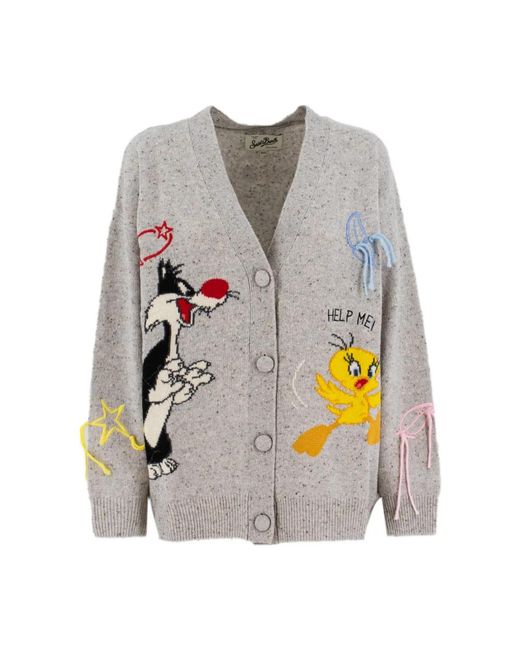 Cardigans Mc2 Saint Barth de color Gray